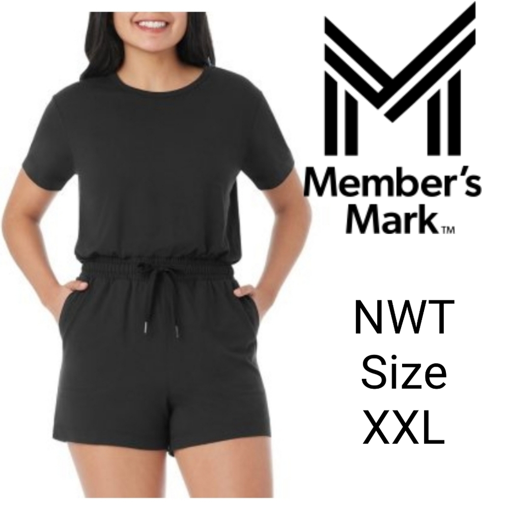 NWT Member's Mark Favorite Soft Short Sleeve Romper Size XXL
